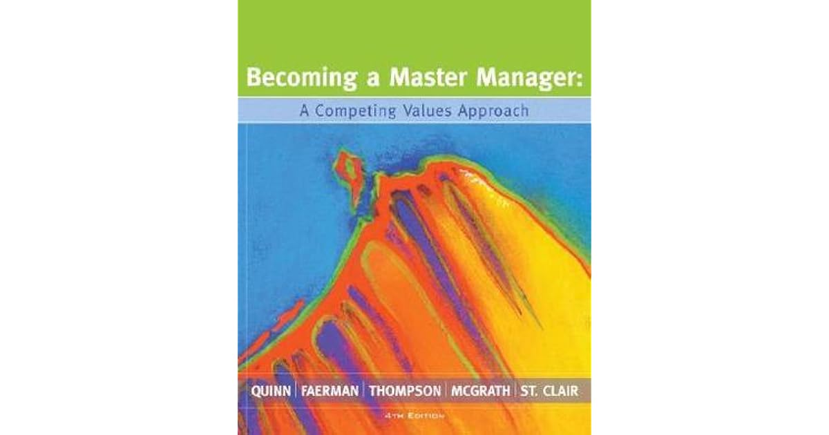 becoming a master manager a competing values approach ebook