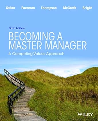 becoming a master manager a competing values approach ebook