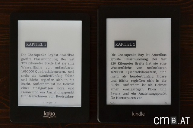 kobo ebook reader vs kindle